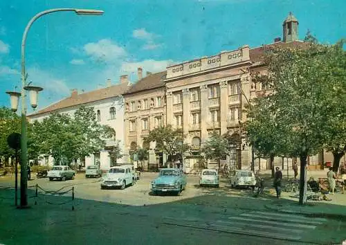 Hungary Gyongyos main square