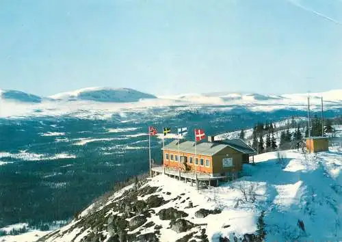 Sweden Funäsdalen mountain top hotel chalet