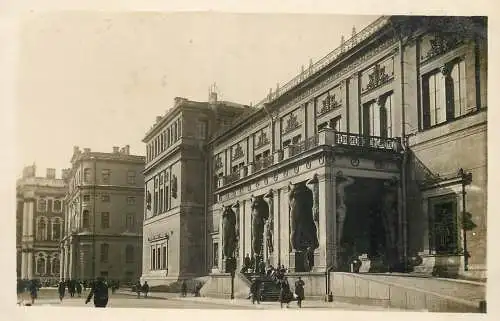 Russia Leningrad palace statues