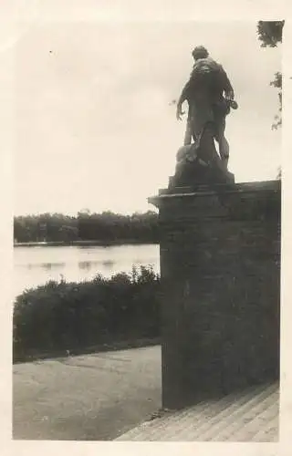 Russia Leningrad Hercule statue