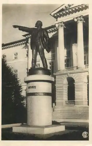 Russia Leningrad Lenin statue