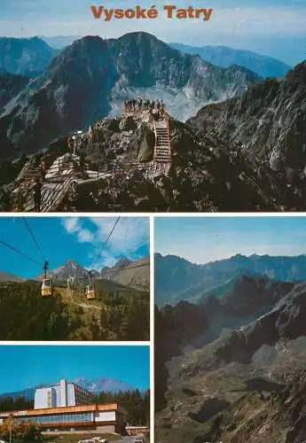Slovakia Vysoké Tatry teleferique mountain pass