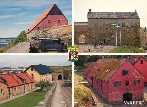Sweden Varberg cannon flag coat of arms