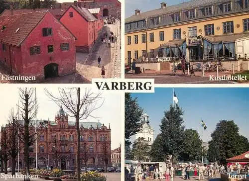 Sweden Varberg Fastningen Kustholet Sparbanken Torget