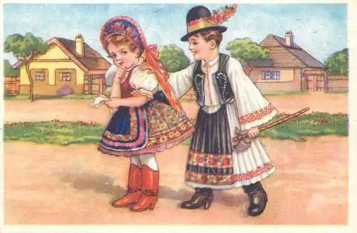 Hungarian folk types costume patterns