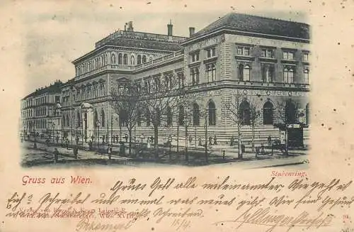 AK Wien Stubenring 1900