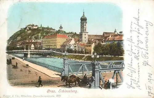 AK Graz Schlossberg 1900