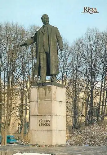 Russia statue of Peteris Stucka by E. Melderis