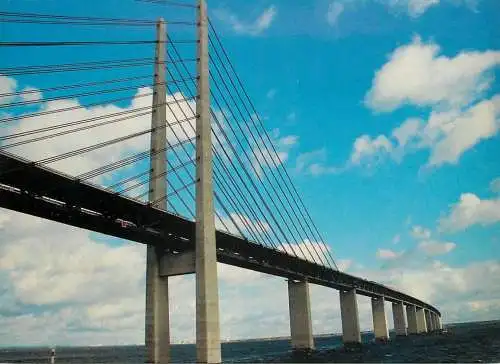 Øresund Bridge between Denmark and Sweden