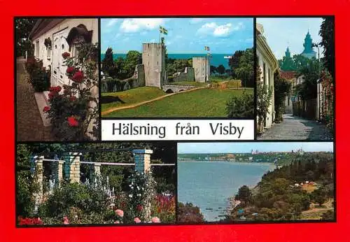 Sweden Gotland Visby Halsning fran