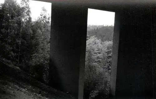 Allemagne foto city1965 Thuringia Teufelsteg highways autobahn bridge pilon