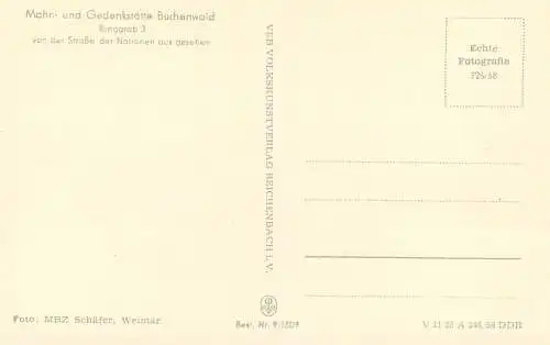 Germany Weimar Mahn u. Gedenkstatte Buchenwald