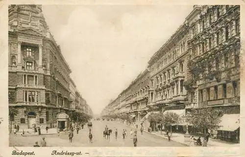 Hungary Budapest Andrassy street