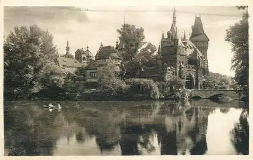 Hungary Budapest Vajdahunyad Castle