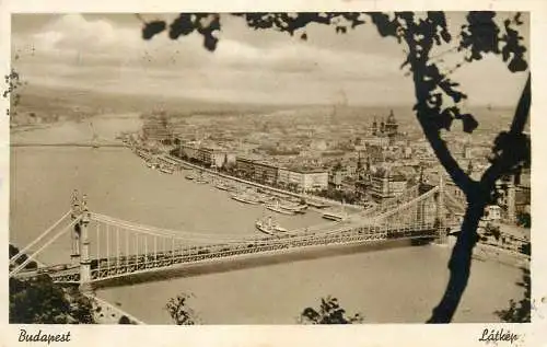 Hungary Budapest Danube bridges & cityscape
