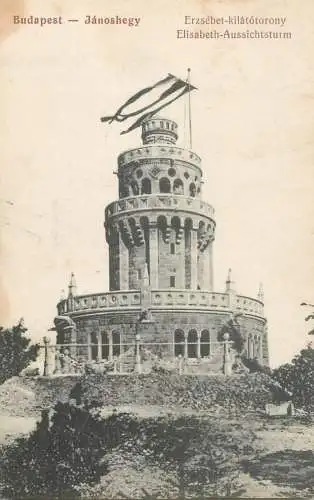 Hungary Budapest Janos hill Elisabeth lookout tower