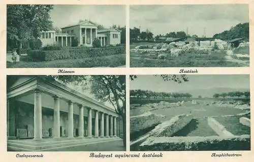 Hungary Budapest Aquincum several views