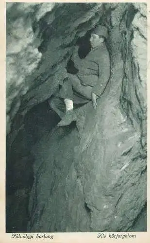 Hungary Palvolgy cave man photo