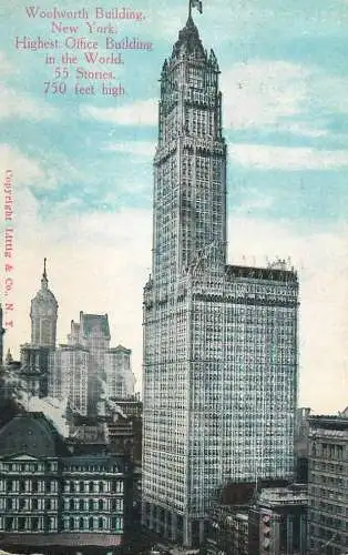 USA New York NY Woolworth Building