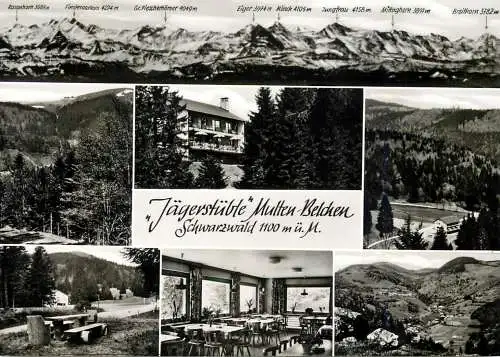 Germany Multen-Belchen Schwarzwald Cafe-Pension "Jagerstuble"