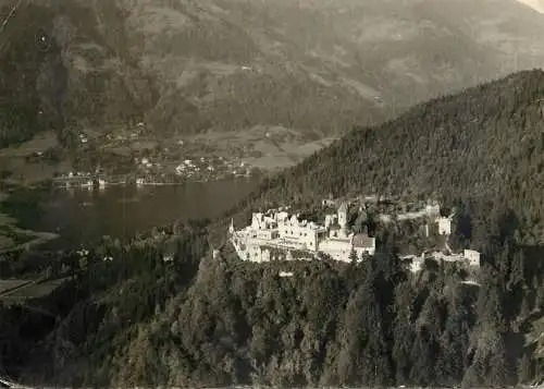 Austria Ruine Landskron aerial view