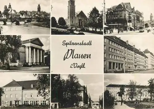 Germany Spitzenstadt Plauen im Vogtland multi view