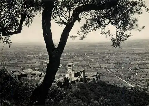 Italy Assisi (near Perugia) Chiesa di S Francesco & vista panoramica