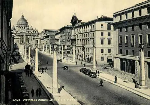 Italy Roma Via della Conciliazione & S. Pietro