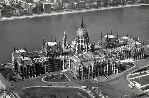Hungary Budapest Parliament XIX century aerial aspect