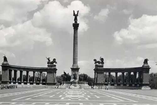 Hungary Budapest Heroe's Square Millennium Monument