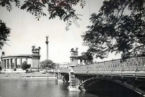 Hungary Budapest pond in the town park