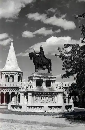 Hungary Budapest Fisher's Bastion & St Stephen's Monument