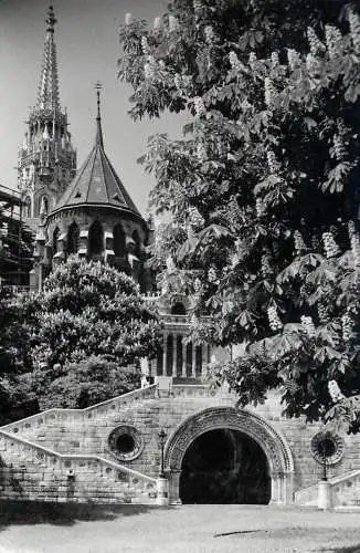 Hungary Budapest Fischerbastei Halaszbastya partial view