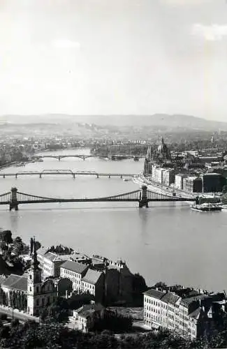 Hungary Budapest Aussicht vom Gellert Berg
