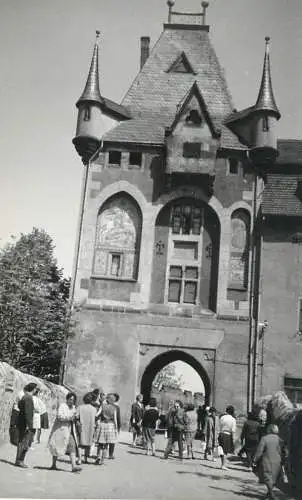 Allemagne foto city1965 Meissen Elba bridge gatehouse