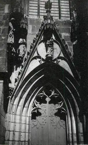 Allemagne foto city1965 Meissen church doorway