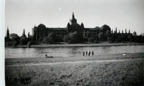 Allemagne foto city1965 Dresden palace and river