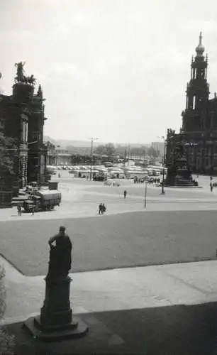 Allemagne foto city1965 Dresden palace grounds