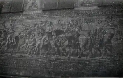 Allemagne foto city1965 Dresden fresco with battle scene
