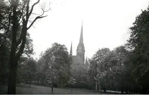 Allemagne foto city1965 Chemnitz Karl-Marx-Stadt church
