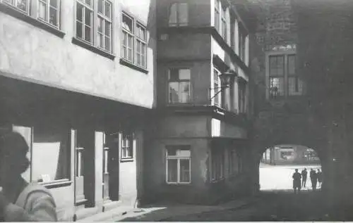 Allemagne foto city1965 Erfurt street view and passage