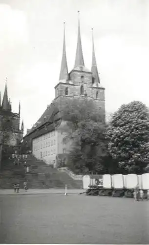 Allemagne foto city1965 Erfurt cathedral