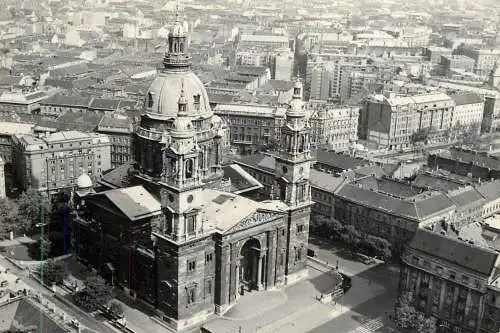 Hungary Budapest St Stephen Basilika XIX century & cityscape