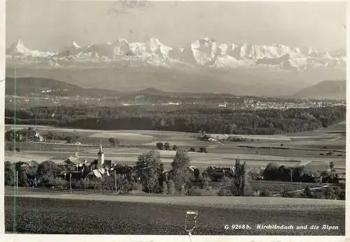 Switzerland Kirchlindach und die Alpen