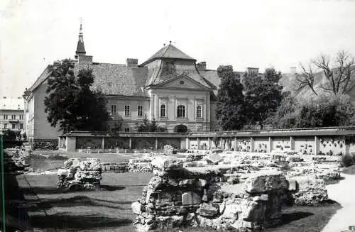 Hungary Szekesfehervar Bishop's Palace & Garden of ruins