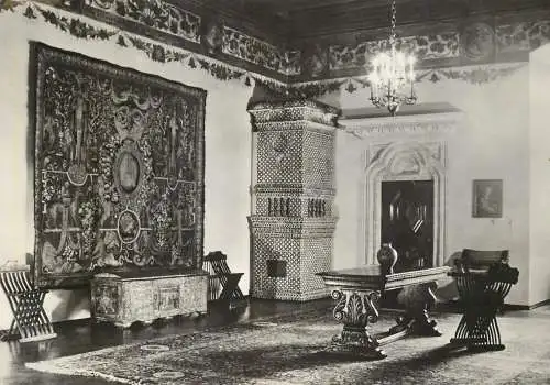 Poland Krakow Wawel Royal Castle the room in front of Sigismund I's bedroom image