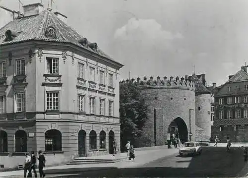 Poland Warsaw Barbakan