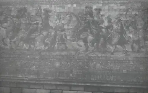 Allemagne foto city1965 Eisenach fresco of military history