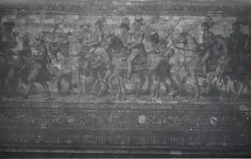 Allemagne foto city1965 Eisenach fresco of military history