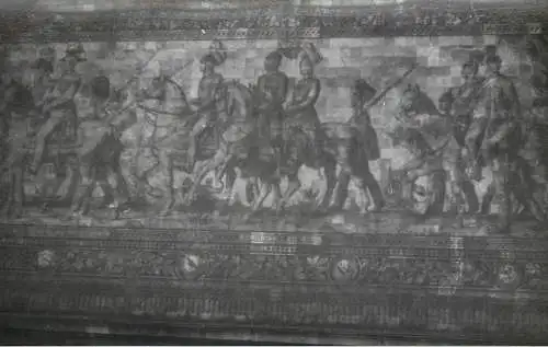 Allemagne foto city1965 Eisenach fresco of military history